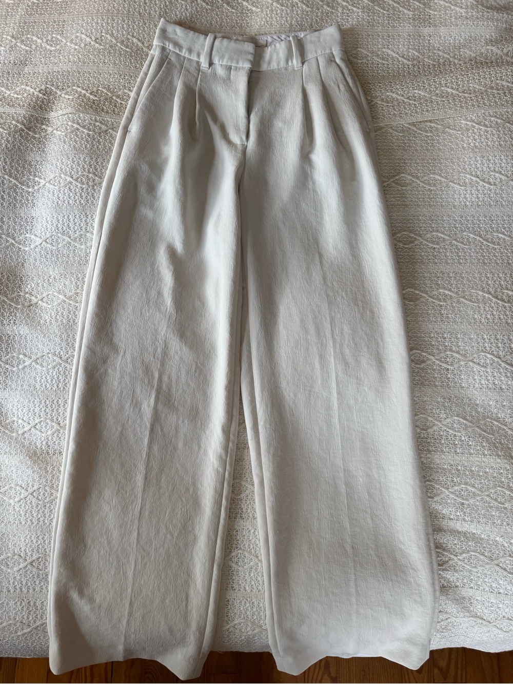 Aritzia Wilfred Effortless Pants Light Birch Crepette